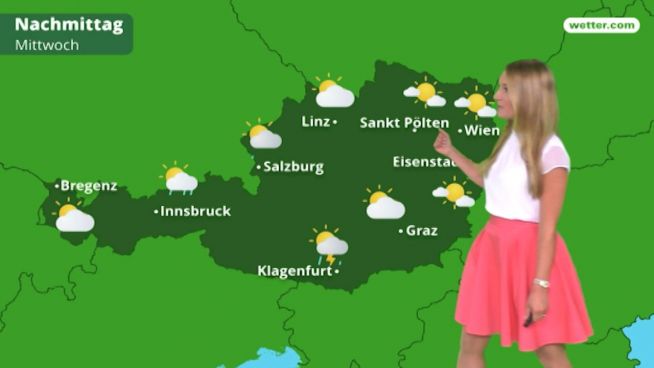 Das Wetter in Österreich am 4. Juli