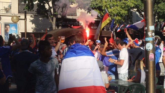 2:0: Franzosen im Glück, deutsche Fans geschockt