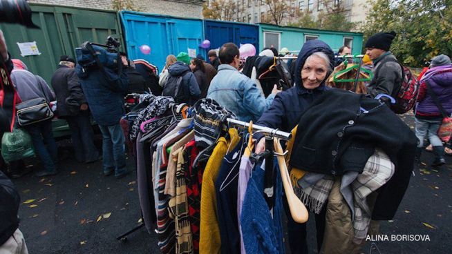 Russlands 2. Wahl: Secondhandkleidung hilft Bürgern