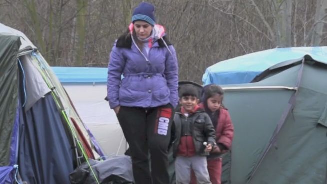 Blick in französisches Flüchtlingscamp: Ist das Europa?