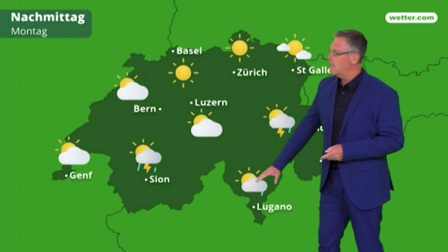 Das Wetter in der Schweiz am 2. Juli 2018