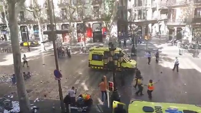 Barcelona: Mindestens 13 Tote und 100 Verletzte
