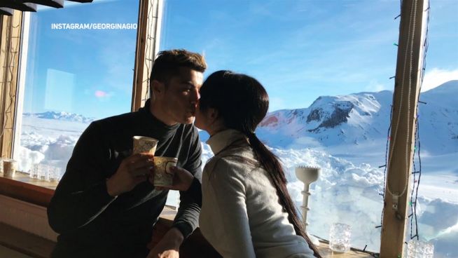 Ausflug in den Schnee: Liebestrip bei Ronaldo