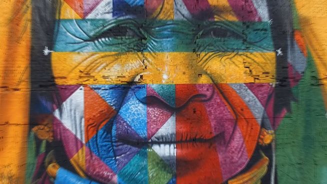 Riesen-Graffiti für Olympia: Farbenfroher Weltrekord